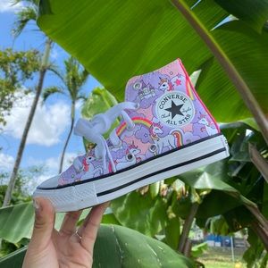 Converse Unicorn Print Hi Top Shoes